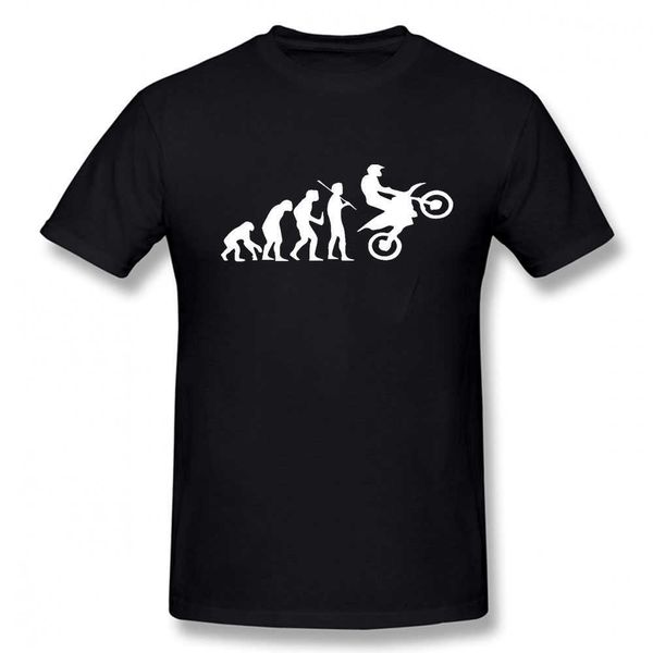 Herren-T-Shirts, Dirtbike Evolution, Motocross, Herren-T-Shirt, Sommer, lässige Mode, Herren-T-Shirt, Baumwolle, hochwertige Kurzarm-T-Shirts, L230515, L230515