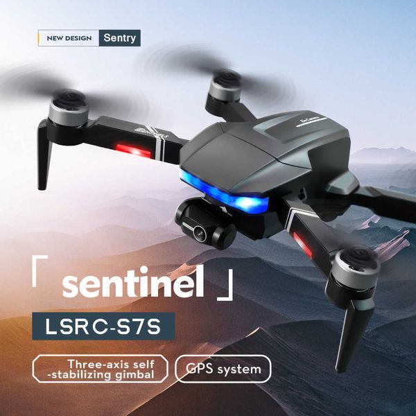 Foto aerea drone S7S auto stabilizzazione meccanica a tre assi 4K pan tilt telecomando aereo a quattro assi ritorno GPS senza spazzole