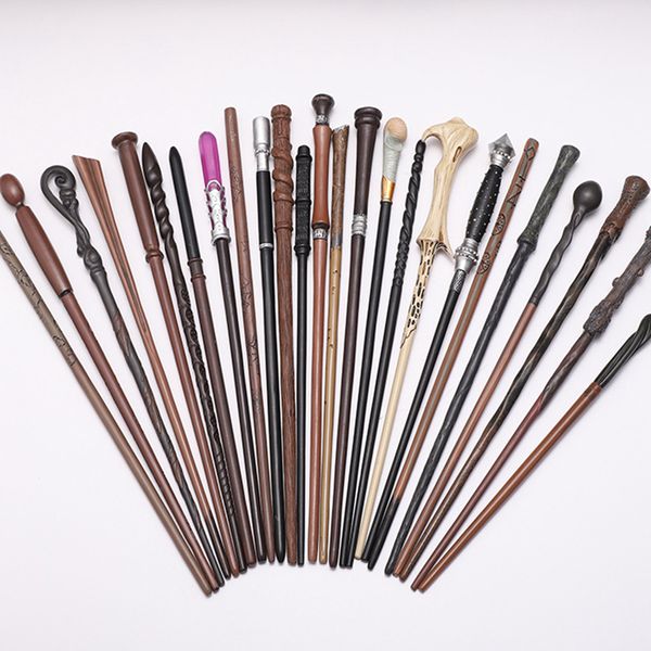 41 Styles Sihirli Props Cosplay Magic Wand Parts Party Favor Pvc Reçine Büyülü Asıklar Çocuklar Noel Cadılar Bayramı Oyuncak Hediye Kutusu ile