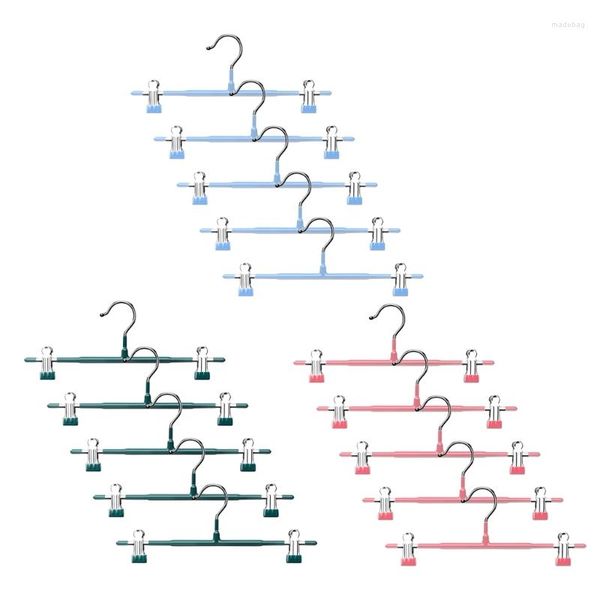 Вешалки 5 шт. Брюк с зажимами для бюстгальтера из нижнего белья организуйте поставки держателей для короткой стоковой одежды поставки организации
