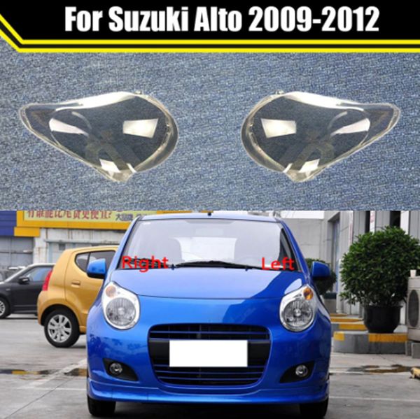 Auto Faro Borsette Paralume Auto Maschere Trasparenti Faro di Vetro Del Faro Copriobiettivo Per Suzuki Alto 2009-2012