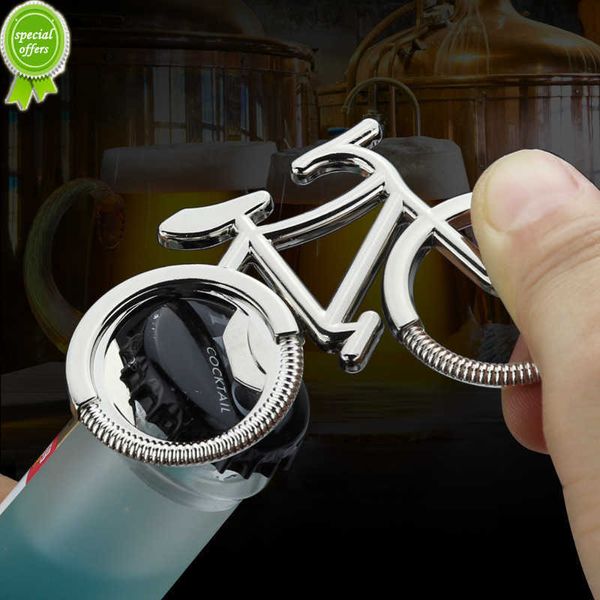 Creative Metal Beer Bicycle Bottle Bottle abridor de bicicleta retrô anéis de chaves para abridores de garrafas de moto