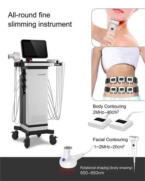 3D Trufat Sculpt Machine Frequency Double Chin Monopolar RF Trubody Body Slimming Fats Dissolved Weight Libery Beauty Dispositivo de beleza