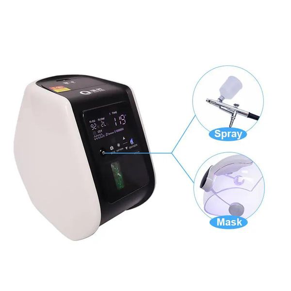 Novo Jet Peel Face Cuidados com a pele Máscara de terapia de oxigênio Dome O2toDerm Oxgen spray Jet Peel Oxigen o2 derm Spa Ultrasonic Jet Oxygen Dome luz LED Máquina facial para venda