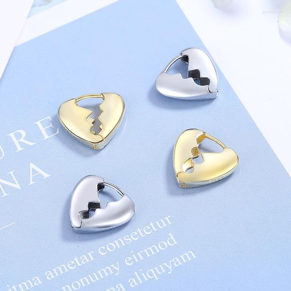 Brincos de garanhão 925 Sterling Silver Heart for Women Luxury Designer Jewelry Acessórios Novelies 2023 Trend para vender