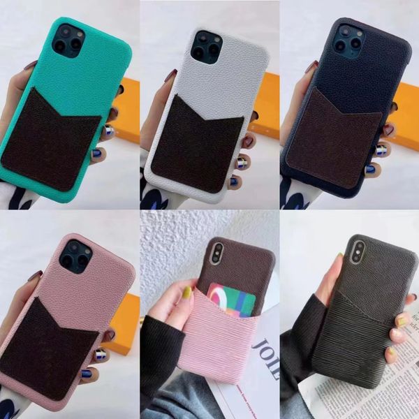 Top Leather Designer Case Crases iPhone 14 Pro Max 13 12 Mini 11 XS XR X 14 плюс 7 8 8 модная печатная крышка роскошь