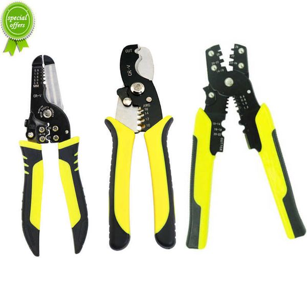 Neue Automatische Crimpen Werkzeug Kabel Abisolierzange Peeling Zange Einstellbare Terminal Cutter Draht multi-tool Crimper