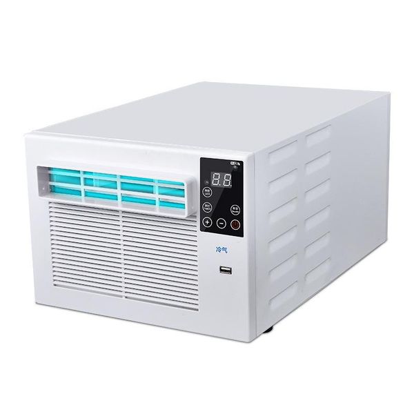Fans Mini-Luftkühlungsventilator Kühlleistung 900 W Kältemittel R134a Desktop-Klimaanlage Tragbarer Außen-Campingzelt-Conditoner