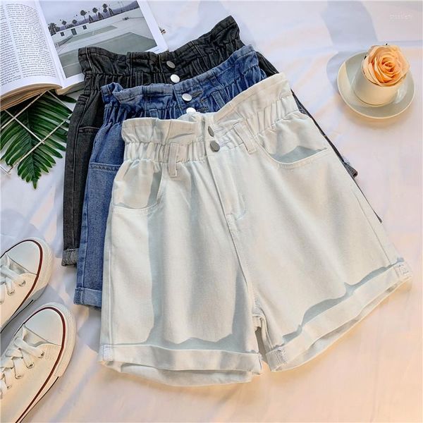 Frauen Shorts Hohe Taille Lose Große Denim Frauen Sommer Herbst Mode Casual Mädchen Nette Oberbekleidung Jean Kurze Weibliche Großhandel