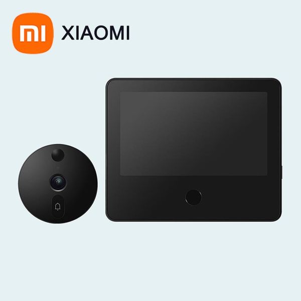 Accessoires Neue Xiaomi Smart Cateye 1s Wireless Video Intercom 1080p HD Kamera Nachtsicht Bewegung Erkennung Video Türklingel Zuhause Sicherheit Sicherheit