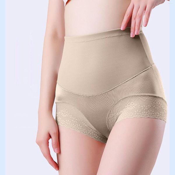 Shapers da donna Intimo a vita alta da donna Dopo il parto restringe potentemente il piccolo ventre Pantaloni di sollevamento dell'anca senza cuciture Lungo spandex per