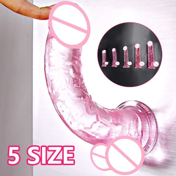 Pênis de geléia de silicone macio com pau adultos brinquedos compra grande plugue de bunda para mulher brinquedo de sexo anal