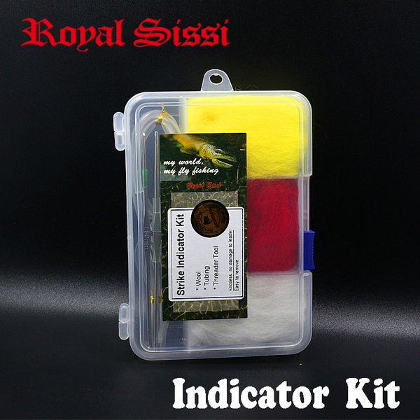 Accessori per la pesca RoyalSissi ha sviluppato il kit di strumenti per l'indicatore di sciopero della pesca a mosca indicatore di lana con strumenti per infilare tubi accessori per la pesca a mosca 230516