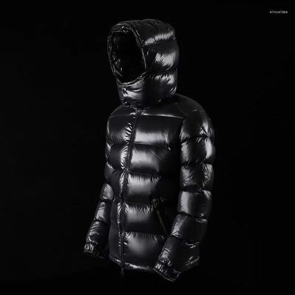 Männer Unten Winter 2023 Jacke Männer Mit Kapuze Mantel Warme Puffer Ente Jacken Kleidung Veste Homme KJ5740