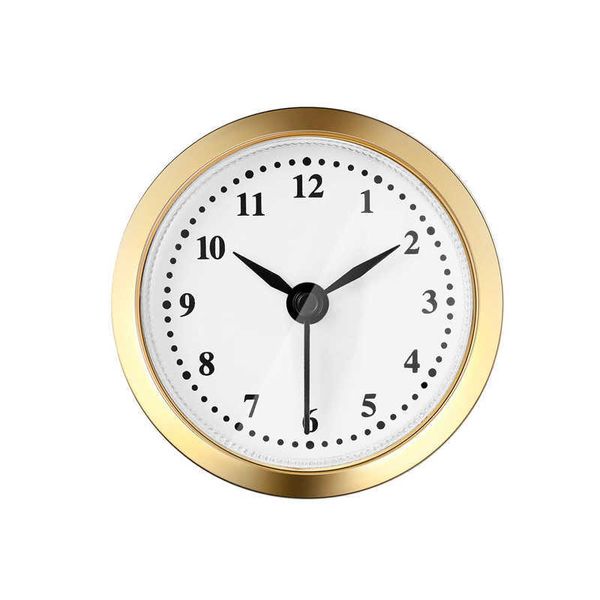 Relógios da mesa de mesa 5 pacote de 61 mm Inserir movimento de relógio Mini quartzo inserir acessórios de relógio de bateria diy tabela de relógio decoração AA230515