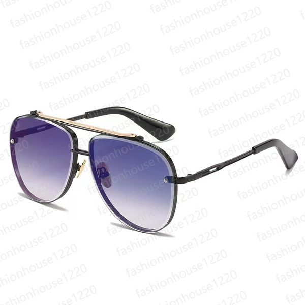 Mach Six Top Original Designer-Sonnenbrille für Herren, Sonnenbrille für Herren, modisch, Retro, Luxusmarke, Brillen, Modedesign, Damen-Sonnenbrille, Metall, heiß