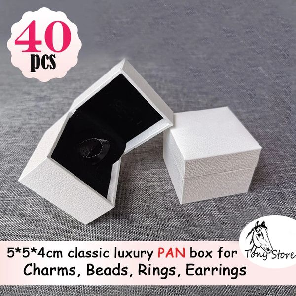 PAN Bead Charm Aufbewahrung Geburtstagsgeschenk Organizer Display Samt Box Lot Ring Ohrringe Luxus Box Vintage Schmucketui Großhandel