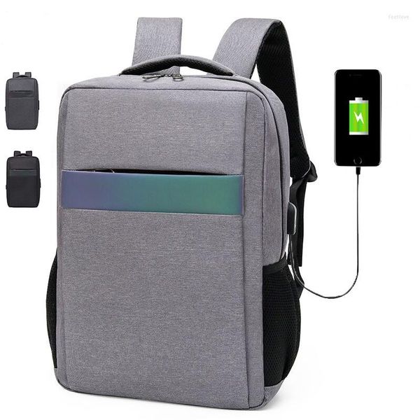 Mochila Escola à prova d'água para adolescentes garoto USB Charge Bagpack Macho Bags Laptop Lapty Student Backpacks Book
