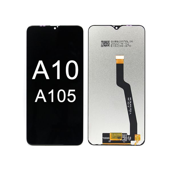 Cep telefonu için Samsung Galaxy A10 A105 SM-A105F/DS LCD Ekran Panelleri 6.2 inç Kapatitif Ekran Montaj Yedek Parçaları Siyah