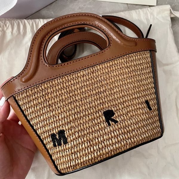 Bolsa feminina de tecido grande ráfias Straw tropicalia micro bolsa masculina sling bolsa de ombro de praia de luxo bolsa de viagem de tiracolo designer bolsa de viagem nano speedy bolsa fashion