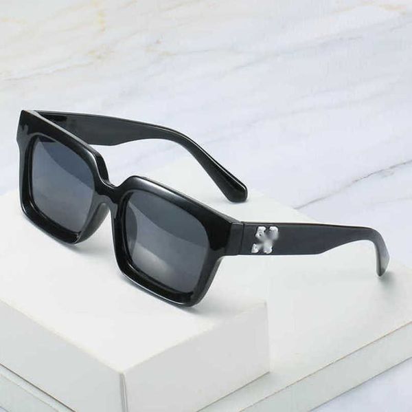 Mode Rahmen Luxus Sonnenbrille Marke Männer Frauen Sonnenbrille Pfeil x Rahmen Brillen Trend Hip Hop Quadrat Sonnenbrille Sport Reise sonnenbrille XTVR