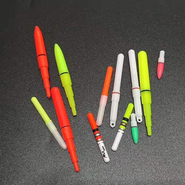 Acessórios de pesca 20pcs/lote Night Fishing Light Sem bateria LED Pesca Bust Starlight Fishing Glow Sticks Float Acessório 00078 230516