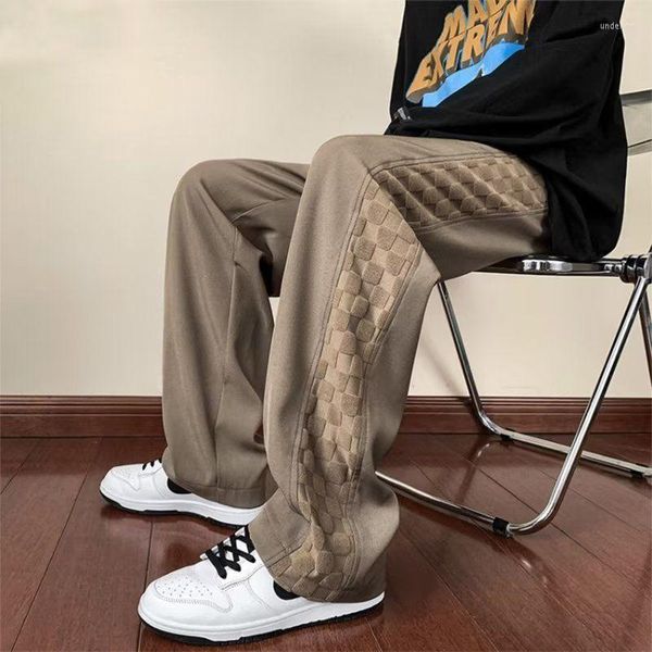 Pantaloni da uomo Primavera Autunno Outdoor Casual Pantaloni sportivi larghi Uomo All-match Traspirante Tasca con coulisse Gamba larga Jogging Streetwear