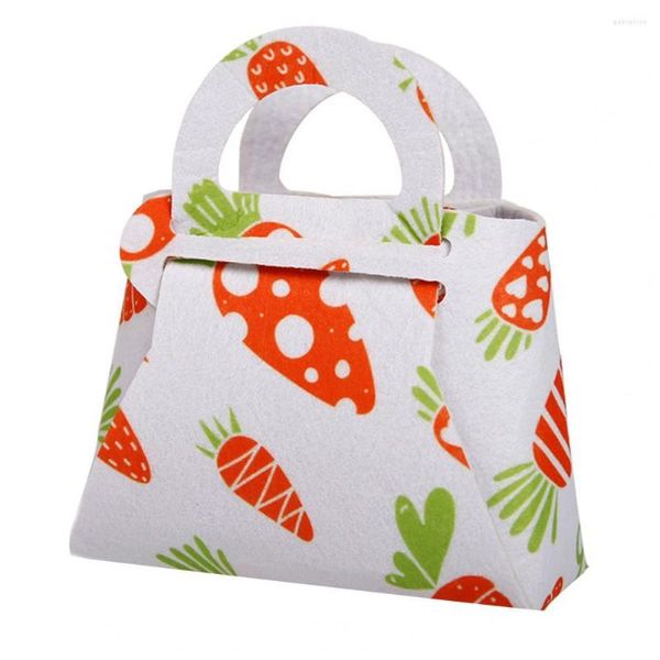 Confezione regalo durevole borsa fai da te colorata confezione di buona Pasqua delicata borsa a colori brillante decorazioni per la casa