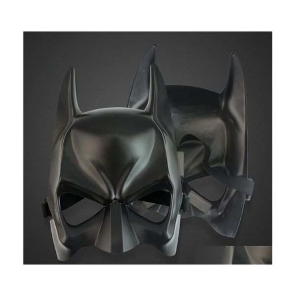 Maschere per feste Halloween Dark Knight Adt Masquerade Bat Man Mask Costume Taglia unica Adatto per e Bambino Drop Delivery Home Garden Fest Dh1Ca