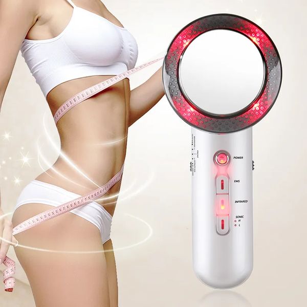 3 em 1 Infravermelho EMS Ultra Slim Ultrassônico Removedor de Removedor de Cellulite de Gordura