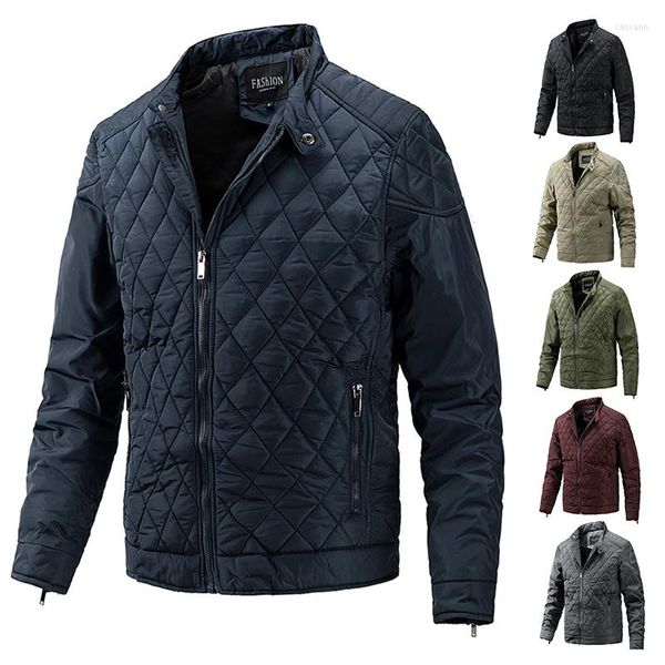 Jaquetas de caça 2023 homens quebra -vento de inverno casaco leve jaqueta de algodão fora de roupa de algodão casual com roupas de bombardeiro quente