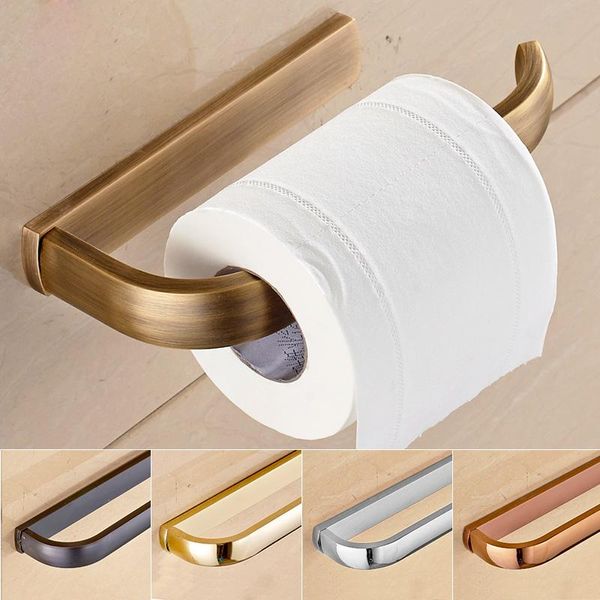 Porta carta igienica Portarotolo Gold Rack Tissue Wall Mounted Ranger Oro/Cromo Accessori hardware per il bagno