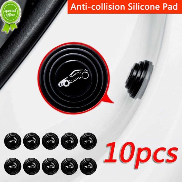 Nuovo 10pcs Car Door Anti-shock Pad in silicone Protezione chiusura portiera auto Insonorizzati Silent Buffer Adesivi Guarnizione Accessori auto