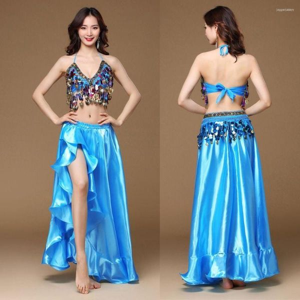 Сценический износ для Таиланда/Индия/Арабский Шарф Шарф Показ костюмы блестки танцовщица юбки.