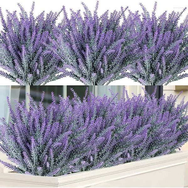 Fiori decorativi Lavanda artificiale Romantico San Valentino Decorazione di nozze Fiore eterno Regalo Giardino domestico