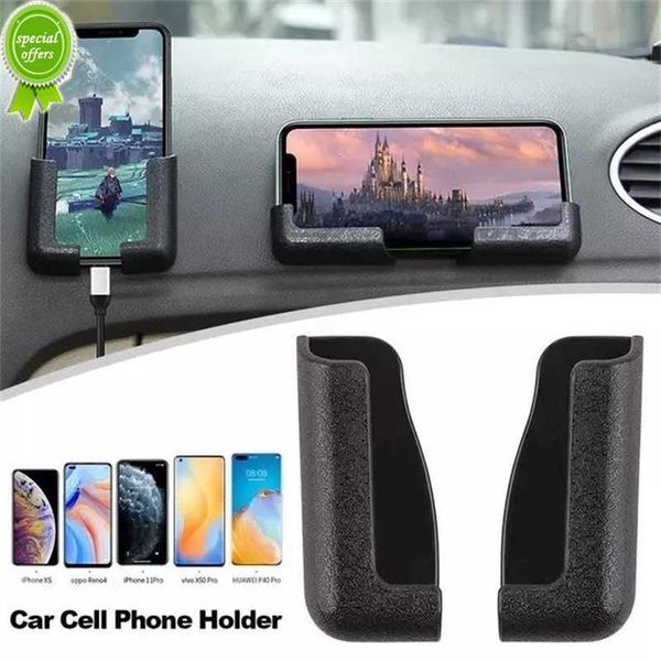 Novo porte de telefone multifuncional universal 1/2/3pcs para carros montados na parede adesivos auto -adesivos ganchos de parede