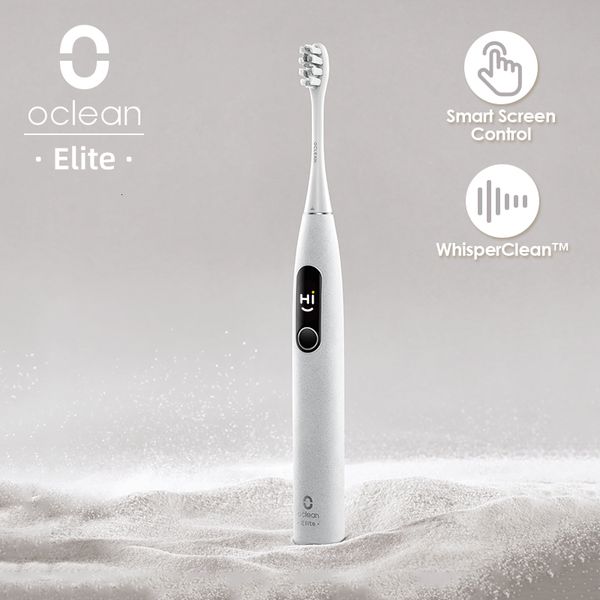 Зубная щетка Oclean x Pro Elite Smart Sonic Electric Electric Electric Electric Electric Releding зубы зубной уход за полостью рта зубной щетка ультразвуковая отбеличья зубы 230517