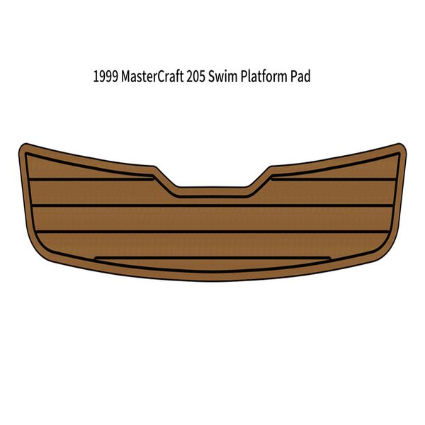 1999 Mastercraft 205 Swim Platform Boat Eva Faux Foam Teak Deck Floor Pad Mat tapete