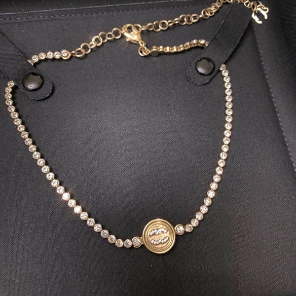 Perlenkette Halskette Damenschmuck Lange Halskette Halskette Klassische Logokette 2023 Designer Damen Hochwertige Goldhalsketten Großhandel
