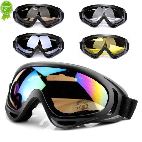 Neue Motorrad-Brille, blendfrei, Motocross-Sonnenbrille, Sport-Skibrille, winddicht, staubdicht, UV-Schutz, Zubehör