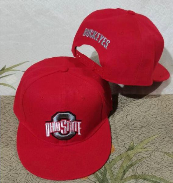 2023 Tüm Takım Hayranının ABD Koleji Alabama Crimson Ohio Eyalet Beyzbol Ayarlanabilir Şapka Tarla Karışımı Sipariş Boyutu Kapalı Düz ​​Fatura Taban Top Snapback Caps Bone Chapeau A2