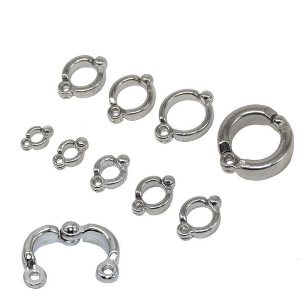 Anelli 4/5/6/7/8 a 15mm Piccione Uccello Pappagallo Anello per Gamba Anello per Uccelli Attività di Allenamento all'aperto Anello per Piede di Apertura Accessori Forniture per Uccelli