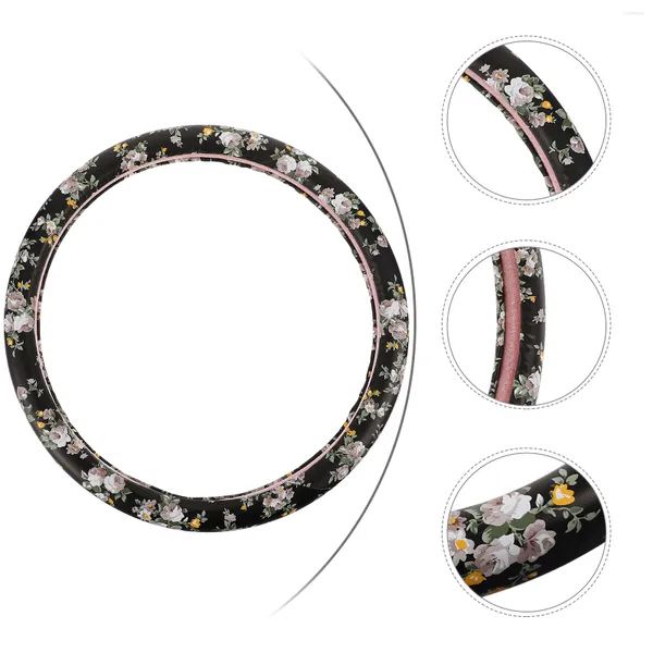 Coprivolante Copriauto Auto Vintage Floral Flower Decor Cool Sleeve Wrap Accessori universali riscaldati