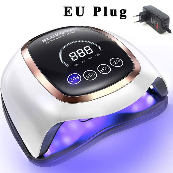 Lâmpada LED de secador de unha UV para unhas Lâmpada de unhas de secador de unhas com interruptor de toque Motion Sensing Display LCD Curing Todo gentil Gel Polish 119 576