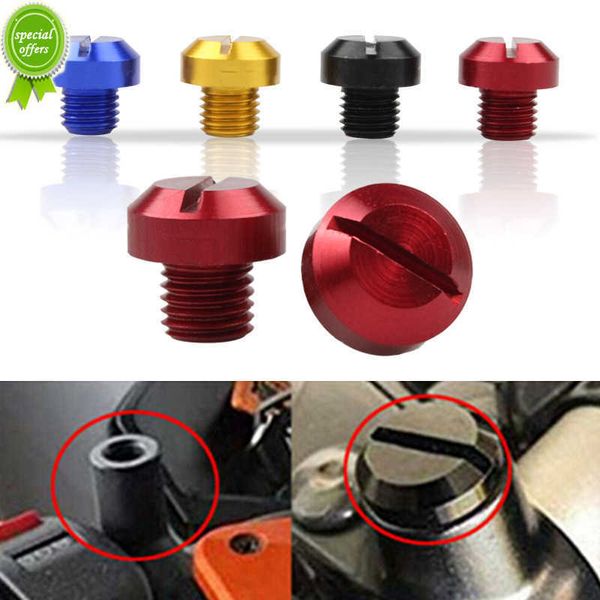 Yeni 2pcs M8 / M10 Motosiklet Arka Görünüm Ayna Deliği Tapaları Vidalar CNC Alüminyum Dikiz Ayna Tutucu Modifikasyon Aksesuarları