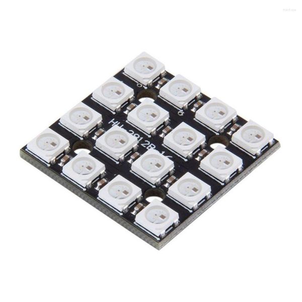 16-bit WS2812B Square Light Board RGB LED Modulo pannello lampada per lo sviluppo del driver a colori