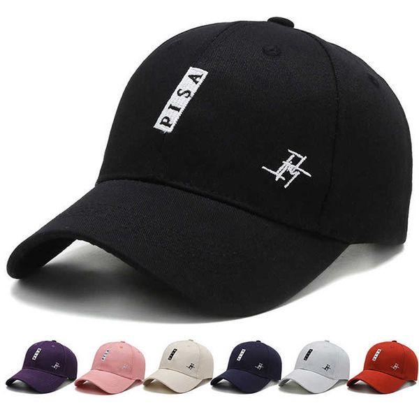 Top kapakları yeni moda erkek kadın beyzbol şapkası nakış moda snapback hip hop unisex yaz spor güneş vizörü baba şapkaları gorras ep0386 aa220517