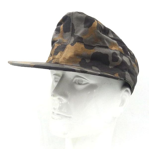 Шляпа Шляпа Второй мировой войны немецкая элитная плоскость дерево M40 Camo обратимая полевая крышка шляпа M L xl
