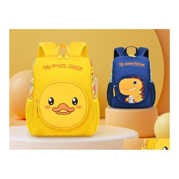 Mochilas Kids 3D Animal Bebês meninos meninos Criança Infantil para escolar