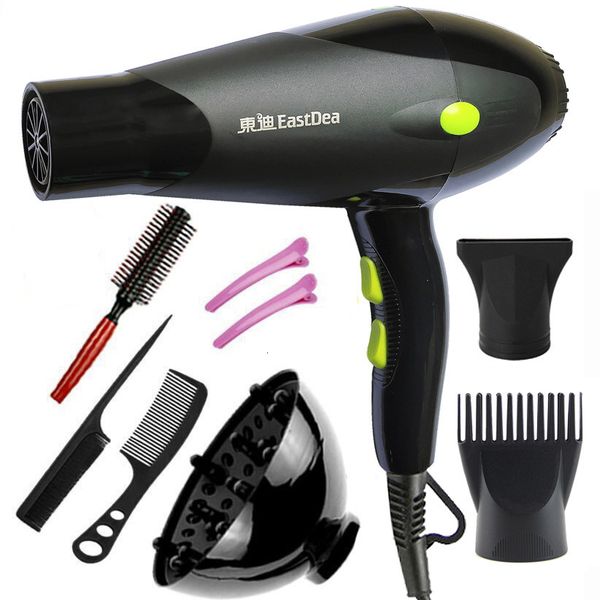 Secadores de cabelo plug plug 2100w Secador de cabelo profissional sopro para salão de salão de cabelo com cabelos com bocais viajamento de ar frio 230517